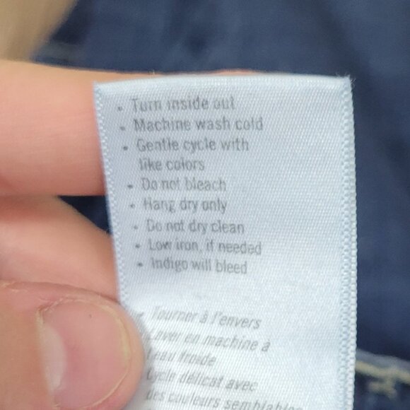 Paige Hoxton Ankle Skinny Jeans - Medium Dark Rinse Wash Denim Size 25 - Picture 12 of 14